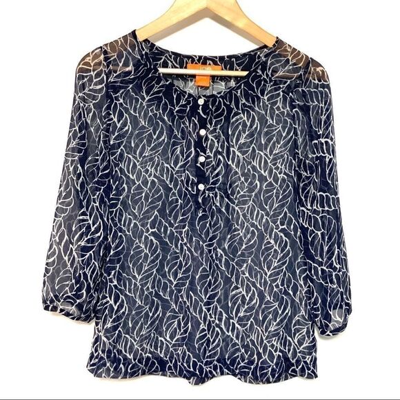 Joe Fresh blue sheer pop over XS - Picture 1 of 4